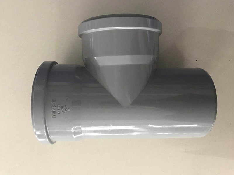 PVC pipe fitting mould collapsible tee 